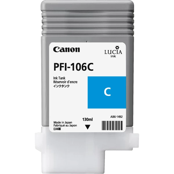 Canon plotertinte PFI-106 Cyan