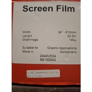 Ploterpapīrs 610x30m Screen Film 150g, 2444V534