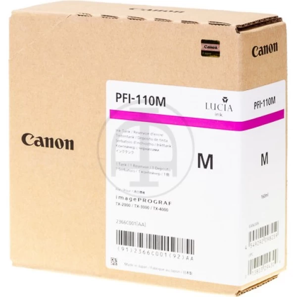 Canon plotertinte PFI-110 Magenta