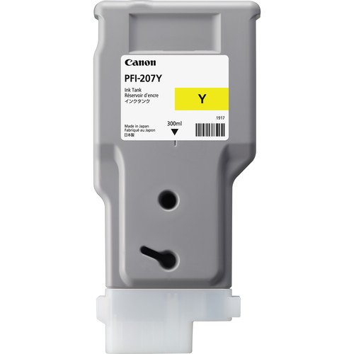 Canon plotertinte PFI-207 Yellow (300ml)
