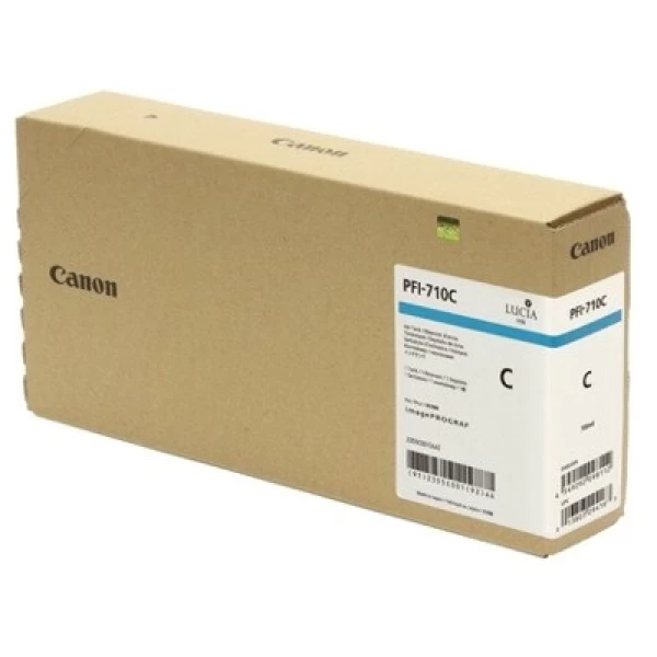 Canon plotertinte PFI-710 Cyan