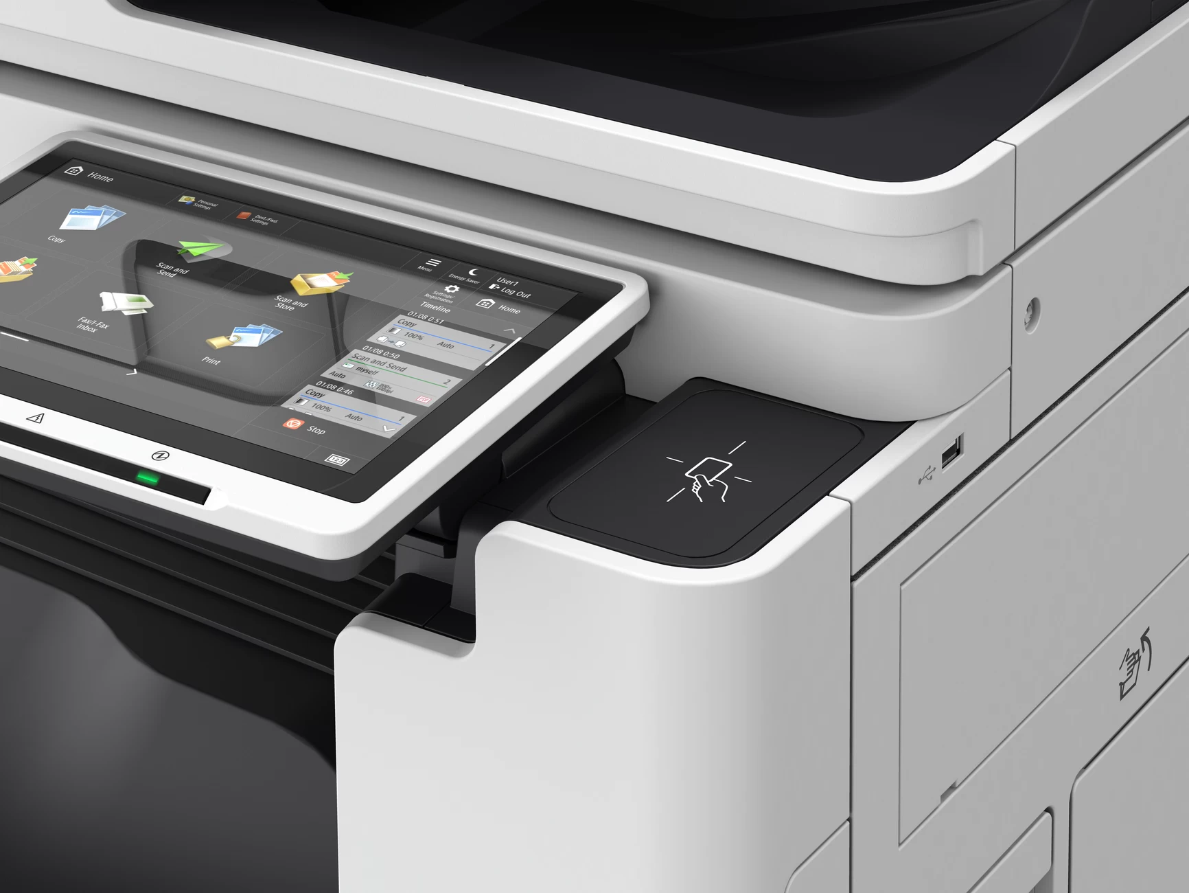 Canon imageRUNNER DX C3930i MFP ar DADF, toneriem un galdu - Image 4