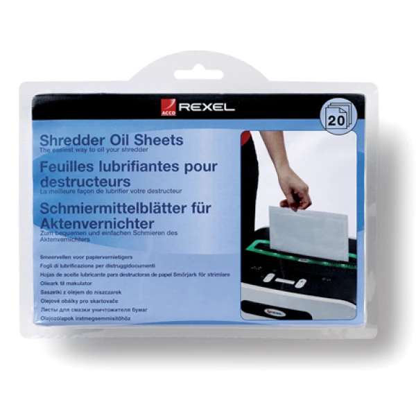 Rexel Shredder Oil Sheets (pack of 20)