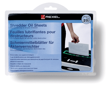 Rexel Shredder Oil Sheets (pack of 20)