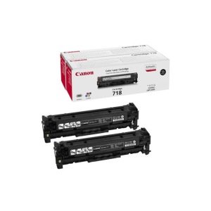 Cartridge Canon 718 Black x2 divpaka