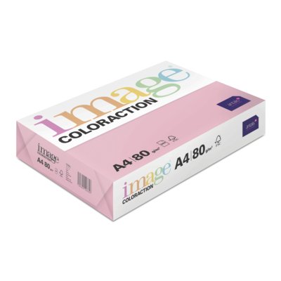 Image Coloraction papīrs 80 gm2 A4 Coral / Mid Pink 500lpp - Image 2