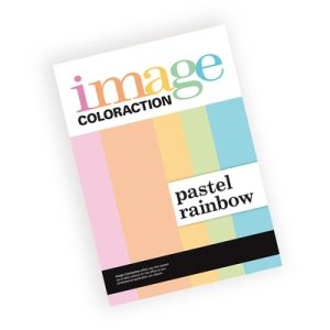Image Coloraction Rainbow Pastel papīrs 80 gm2 A4 70 lpp