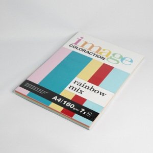 Image Coloraction papīrs Rainbow mix 160 gm2 A4 70 lpp
