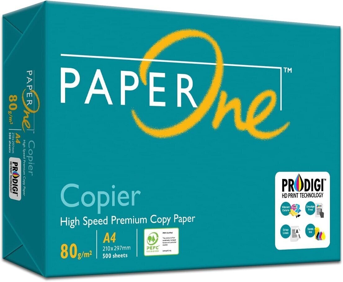 Papīrs A4 Paper One Copier 80gm2 500lpp